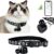 Apple Find My Compatible Cat Collar with Mini GPS Tracker – Ultra-Lightweight 0.1oz Anti-Lost Device, Adjustable 7-13in Breakaway Safety Collar, Bell Included, 48mAh Battery + Spare (iOS Only)