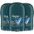 Degree Men's Antiperspirant Deodorant Stick, Cool Rush - 72hr Sweat Protection, Travel Size Mini 0.5 oz (3 Pack)