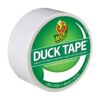 Duck Brand 1265015 Color Duct Tape, 1.88 Inches x 20 Yards, White – Heavy Duty, Weather-Resistant, Easy Tear