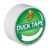 Duck Brand 1265015 Color Duct Tape, 1.88 Inches x 20 Yards, White – Heavy Duty, Weather-Resistant, Easy Tear