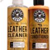 Chemical Guys SPI109_16 Leather Cleaner and Conditioner Complete Interior Care Kit - pH Balanced Formula for Car Seats, Furniture, Shoes & Accessories - 16 oz (2 Pack)
