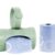 Ubbi On-the-Go Retractable Diaper Bag Dispenser – Portable Travel Diaper Caddy with Scented Bags, Stroller Hook Accessory (Sage Green)
