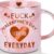 COVLUUTO Valentines Day Gifts for Her - 12oz Pink Marble Coffee Mug with Gold Heart - Romantic Wife, Girlfriend & Women's Birthday Novelty Giftable Cup