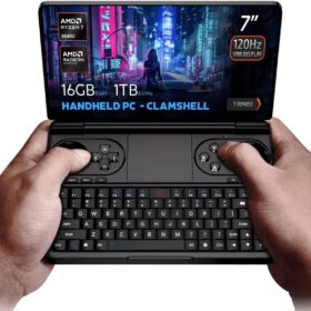 GPD WIN Mini 2025 Handheld Gaming PC - AMD Ryzen 7 8840U (Up to 5.1GHz), Radeon 780M Graphics, 16GB LPDDR5X RAM, 1TB NVMe SSD, 7-inch 1080p 120Hz Touchscreen, Wi-Fi 6E