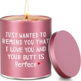 Funny Scented Candle for Women – Humorous Birthday Gifts for Her, Girlfriend, Wife, Mom, Sister & Best Friend – Aromatherapy Soy Candle for Stress Relief, Spa & Home Décor