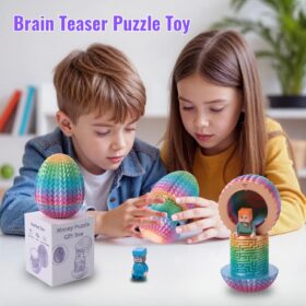Maze Egg Puzzle Box – Unique Brain Teaser Gift for Cash & Gift Cards – Money Holder for Birthdays, Weddings, & Holidays