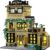 CAMPIR City Cafe Building Block Set with LED Lights – 1443 Piece 3-Story Modular Architecture Model for Kids, Teens, and Adults