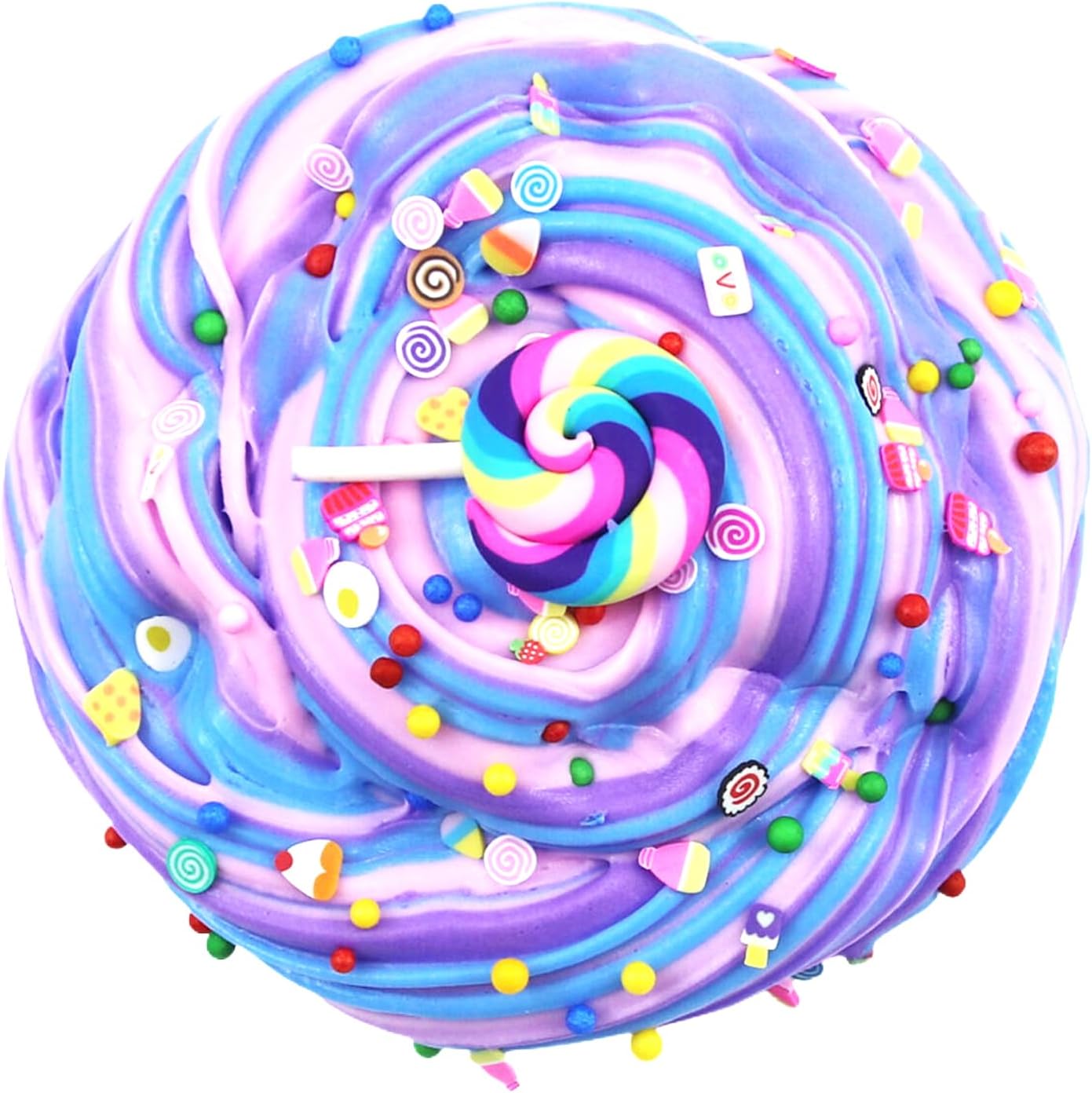 Butter Slime for Kids – 10oz Soft, Non-Sticky Scented Stress Relief Toy (Purple, Pink & Blue)