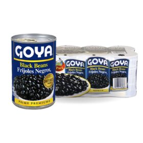 GOYA Foods Black Beans - 15.5 oz (Pack of 8) | Premium, Gluten-Free, Kosher, Dry Picked & Creamy Texture