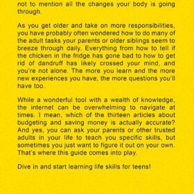 Life Skills for Teens: The Ultimate Teen Guide to Adulting – Master Cooking, Cleaning, Managing Money, Car Repair, First Aid & More