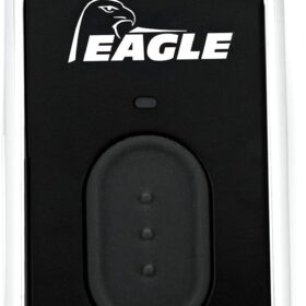 Eagle Chrome Series 1-Button Visor Remote Control (EG642) – Secure 433.92MHz Rolling Code Transmitter for EG650 & EG652 Gate Operators