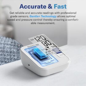 Alcedo Fully Automatic Digital Blood Pressure Monitor – Talking Upper Arm BP Machine with Large LCD, Irregular Heartbeat Detection, and 2x120 Memory