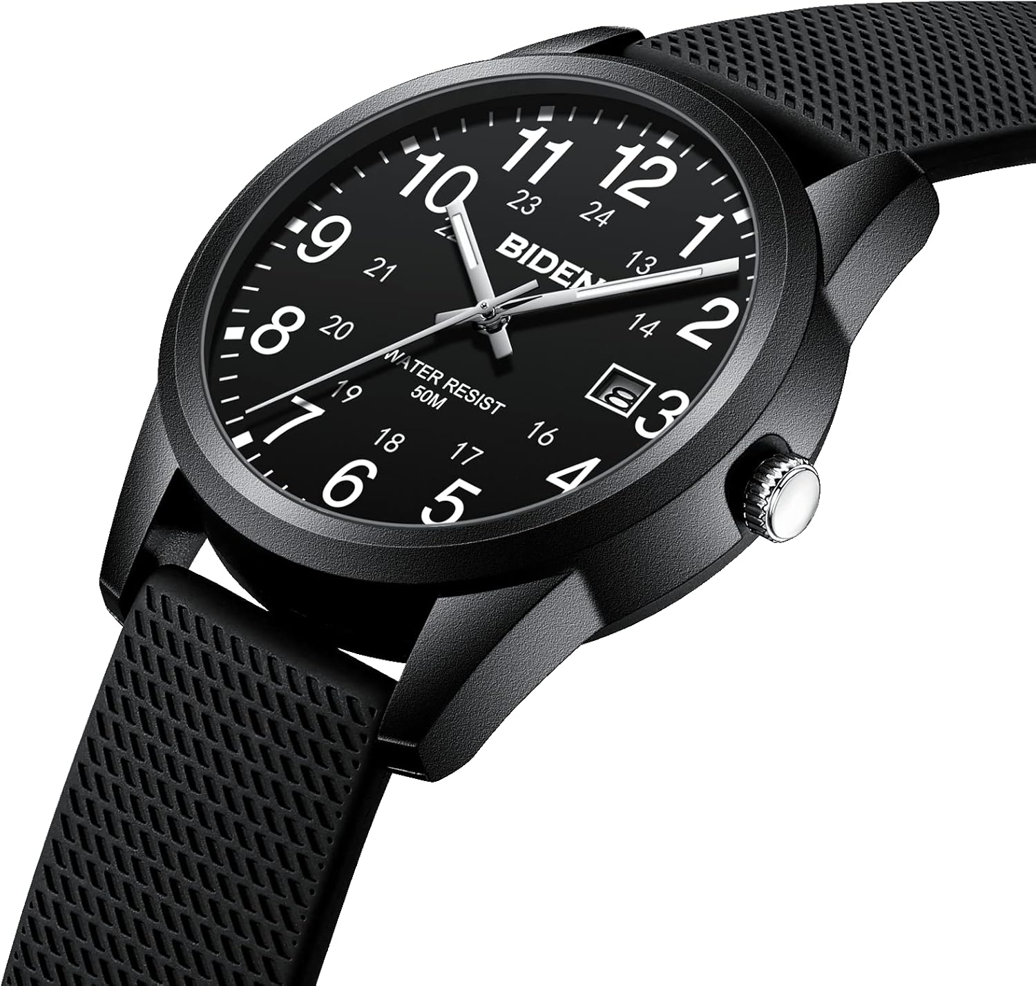 LN LENQIN Unisex Nurse Watch - Analog Quartz with Military Time, Luminous Dial & 30M Water Resistance for Medical Professionals & Sports