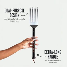 GrillGrate The Grate Tool - Hybrid Spatula and Fork Accessory for GrillGrates and Sear Grates