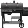 Oklahoma Joe's Canyon Combo 2-in-1 Charcoal & Gas Smoker Grill - 1240 sq. in. Black