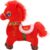 CTDWNT 2026 Year of the Horse Plush Ornament - Chinese New Year Zodiac Mascot Figurine, 6.3" Auspicious Spring Festival Home Decor & Lucky Gift
