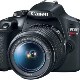 Canon EOS Rebel T7 DSLR Camera Bundle (Renewed) – 24.1MP with 18-55mm Lens, 64GB Memory, Accessories & Tripod
