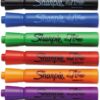 Sharpie Flip Chart Markers – Low-Odor, No-Bleed Bullet Tip, Assorted Colors, 8-Count
