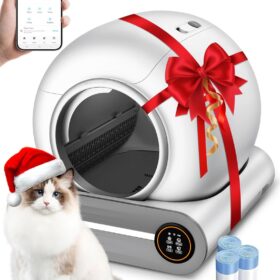 DuckSky Automatic Self-Cleaning Cat Litter Box (2026 Model) – Smart App Control, Ozone Deodorization & 65L Extra-Large Capacity for Multi-Cat Homes