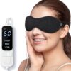 YFONG Heated Eye Mask for Dry Eyes - Electric Warm Compress with 3 Heat Settings & Auto Timer, Washable USB Eye Mask for Migraines, Stye, Blepharitis, and Eye Strain Relief
