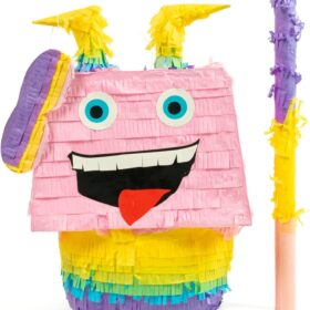 Large Handmade Birthday Party Piñata - Colorful Centerpiece for Kids & Adults - Fun Candy Holder Game for Boys, Girls & Family Celebrations