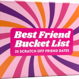 Best Friend Bucket List Scratch Off Poster – 35 Mystery Adventure Date Ideas for BFFs & Besties – Fun Birthday, Galentine’s & Christmas Gift for Women