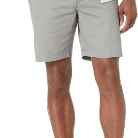 Dockers Men's Perfect Short Classic Fit 8 Inch - Flat Front, Sea Cliff