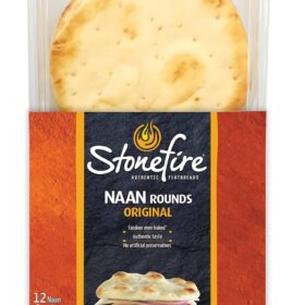 SF Original Naan Rounds – Soft, Fluffy Flatbread for Sandwiches, Pizzas & Appetizers