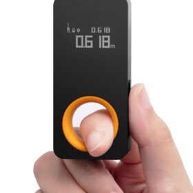 HOTO Laser Measuring Tool – Pocket-Size Digital Distance Measure with USB-C Rechargeable OLED Display – 98ft Range, ±2mm Accuracy, Ideal for DIY, Home Renovation, and Real Estate