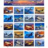 American Advances in Aviation Collectible Stamps Sheet - USPS Scott 3916-25 (20 Stamps)