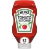 Heinz Tomato Ketchup (32 oz Bottle) – Gluten Free, Rich & Thick Condiment for Burgers, Fries & Dipping