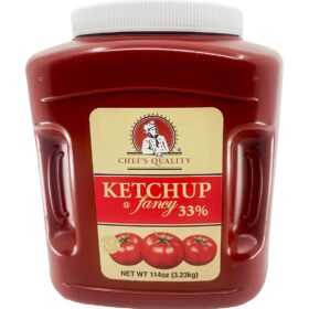 Chef's Quality Fancy Ketchup - Extra Vegetable Concentrate, Bulk 114 oz Jug