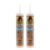 Gorilla 100% Silicone Sealant Caulk, 10 Oz Cartridge, 2-Pack – Waterproof, Mold & Mildew Resistant for Kitchen, Bath, Windows, Doors & Marine