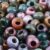 TUMBEELLUWA Indian Agate Gemstone Beads – Natural Rondelle Large Hole Loose Beads for Jewelry Making, DIY European Charms & Necklaces (8x14mm, 15 Pcs)