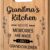 Grandma Gifts Bamboo Cutting Board - Heartfelt Engraved Quote Present for Birthday, Christmas & Mother's Day from Granddaughter & Grandson - Decorative Kitchen Charcuterie Board (11 x 8.5 Inch)
