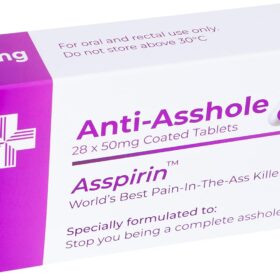 Funny Prank Pill Box for Gag Gifts - Empty Novelty Prescription Bottle for Adults - Hilarious White Elephant, Secret Santa, Birthday & stocking Stuffer Gift for Men, Women, Boyfriend & Dad