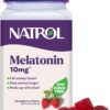 Natrol Melatonin Gummies 10mg - 140 Count Sleep Aid for Adults - Drug-Free, Vegetarian, Strawberry Flavor - 70 Day Supply