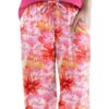Ekouaer Women's Pajama Sets - Ultra-Soft Short Sleeve Sleepwear Lounge Set with Long Pants