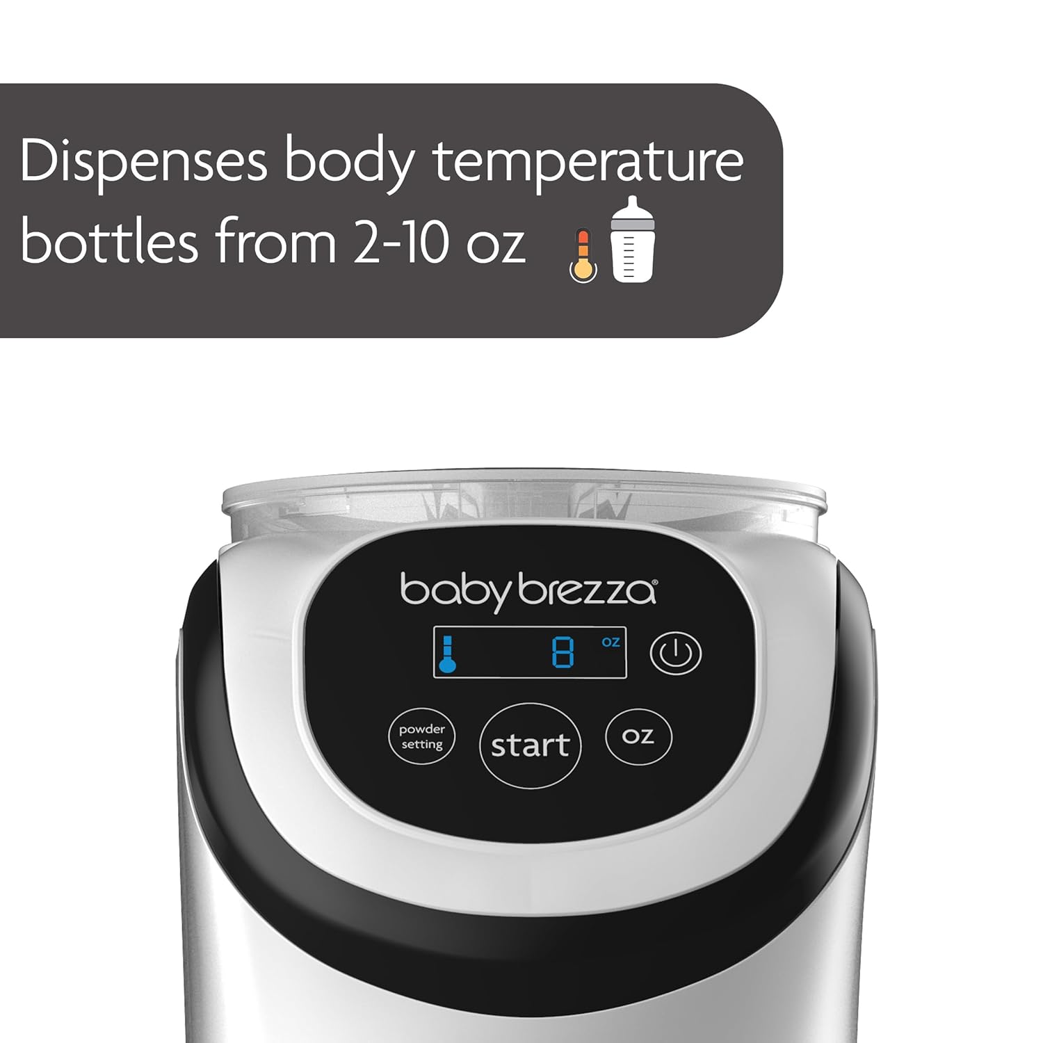 Baby Brezza Formula Pro Mini Compact Formula Mixer – Portable, Travel-Size Baby Bottle Maker for Perfect Temperature & Consistency