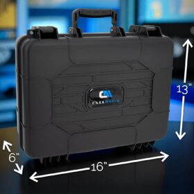 CASEMATIX Hard Travel Case for Meta Quest 3S, 3, & 2 - Crush-Proof VR Headstand Storage with Custom Foam