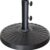 EliteShade USA Heavy Duty Patio Umbrella Base - Weather Resistant Cast Resin Stand with Adjustable Knob for Outdoor Market Umbrellas (Black)