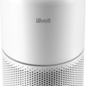LEVOIT Core 300 Air Purifier - True HEPA Filter for Allergies, Pet Hair, Dust, Smoke & Odors - Ultra-Quiet 24dB Sleep Mode, 1000 Sq Ft Coverage, White (Core300-P)