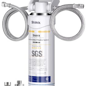 Stokk UR30 Under Sink Water Filter - 16,000 Gallon Direct Connect System - NSF/ANSI 42 & 372 Certified - Reduces Chlorine, Taste & Odor