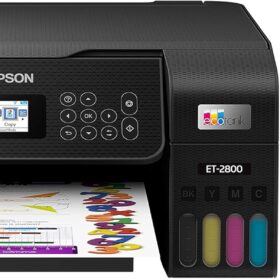 Epson EcoTank ET-2800 Wireless All-in-One Supertank Printer – Cartridge-Free Inkjet with Scanner, Copier, and Easy Refill System (Black)