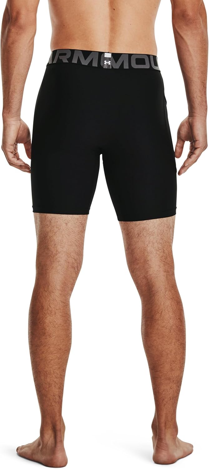 Under Armour Men's Armour HeatGear Compression Shorts - 6" Inseam with Pocket