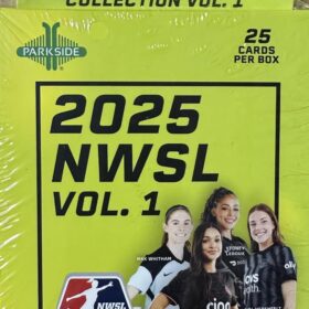 2025 Parkside NWSL Women's Soccer Trading Card Hanger Box - Factory Sealed Set with Chance for Autographs, Rookies & Parallels