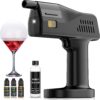EAEX Portable Cocktail Smoke Gun with Edible Bubbles – Handheld Aromatic Food Smoker Kit with Essential Oils for Whiskey, BBQ, and Home Bartending