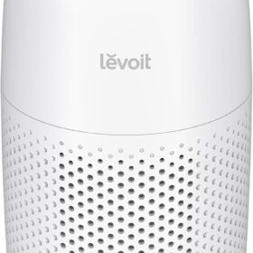 LEVOIT Core Mini Air Purifier for Bedroom - H13 True HEPA Filter for Allergies, Smoke, Dust, Odors & Pet Dander, Compact Desktop Design with Fragrance Sponge, 100% Ozone Free, White