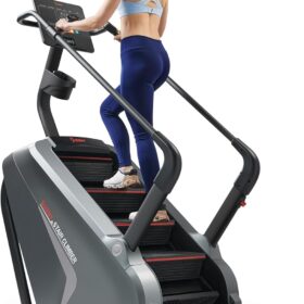 Sunny Health & Fitness Smart Stepper Stair Climber – Commercial Grade Cardio Machine with Bluetooth App, 400 LB Capacity