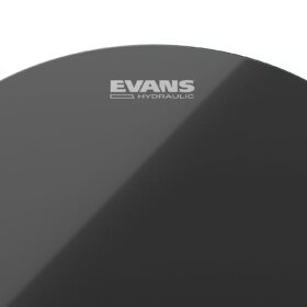 Evans Hydraulic Black 12-Inch Tom Drumhead – 2-Ply Oil-Filled with Level 360 Technology